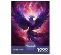 Puzzle De 1000 Pièces pour Adolescents Mystical Phoenix Bird Puzzle Adulte Jouets Anti-Stress Cadeaux pour Femmes Cadeaux Uniques pour Anniversaire Et Noël 38x26cm/1000pcs
