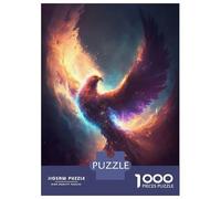 Puzzle De 1000 Pièces pour Adolescents Mystical Phoenix Puzzles pour Adultes Jeux Relaxants Découpe De Précision Cadeaux De Noël Et d'anniversaire 52x38cm/1000pcs