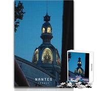 Puzzle de 1000 pièces pour Adolescents, Nantes, Jeu Stimulant, Jouet, décoration, Cadeau de Noël Secret, Dimensions 38x52cm
