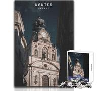 Puzzle de 1000 pièces pour Adolescents, Nantes, Jeu Stimulant, Jouet, décoration, Cadeau de Noël Secret, Dimensions 50x75cm