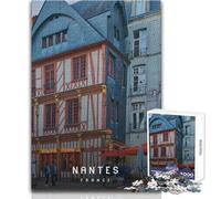 Puzzle de 1000 pièces pour Adolescents, Nantes, Jeu Stimulant, Jouet, décoration, Cadeau de Noël Secret, Dimensions 50x75cm