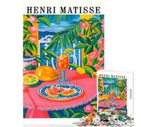 Puzzle de 1000 pièces pour Adolescents Nature Morte aux Fruits d'Henri Matisse Jeu éducatif de 1000 pièces pour Les Jeux Une œuvre d'art (38x26cm)