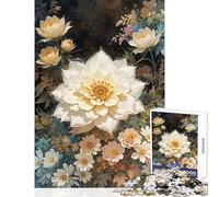 Puzzle de 1000 pièces pour Adolescents Nature Morte Florale Jeu à Monter soi-même Idée Cadeau Activité Manuelle Amusante à Faire à la Maison Dimensions 50x75cm
