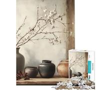 Puzzle de 1000 pièces pour Adolescents Nature Morte Rustique Jeu Impossible Jouet éducatif pour se détendre (Taille 38x52cm)