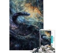 Puzzle de 1000 pièces pour Adolescents Nébuleuse Cosmique Serpent Difficile et Stimulant Découpe de précision Jouet à Monter soi-même Convient aux 14 Ans et Plus (38x52cm)