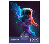 Puzzle De 1000 Pièces pour Adolescents Neon Explosion Puzzle pour Adultes Jeux De Famille Cadeaux pour Femmes Cadeaux De Noël Et d'anniversaire 38x26cm/1000pcs
