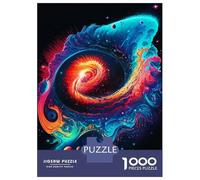 Puzzle De 1000 Pièces pour Adolescents Neon Galaxy Pop Art Puzzle, Jouet, Décoration Murale, Défi Difficile, Cadeau pour Les Amis Et La Famille 52x38cm/1000pcs