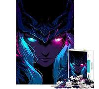 Puzzle de 1000 pièces pour Adolescents Neon Valkyrie Jeux relaxants et éducatifs Cadeau d'anniversaire Stimulant l'analyse et la logique (Dimensions 38x26cm)
