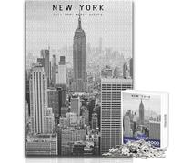 Puzzle de 1000 pièces pour Adolescents - New York - Jeu éducatif Familial d'analyse et de logique - Idéal comme Cadeau - Dimensions:50x75cm
