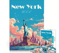 Puzzle de 1000 pièces pour Adolescents New York, Jeux éducatifs, Cadeau d'anniversaire, Collection d'artistes, Beaux-Arts 38x52cm