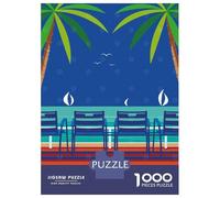 Puzzle De 1000 Pièces pour Adolescents Nice, France Travel Puzzle pour Adolescents Analyse Et Logique Difficile Et Stimulant, Idéal comme Cadeau 52x38cm/1000pcs