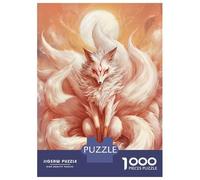 Puzzle De 1000 Pièces Pour Adolescents Nine Tailed Kitsune Puzzles Pour Adultes Vacances À La Maison Pour Se Divertir Interaction Parent-enfant Soirée Jeux Et Divertissement En Famille 38x26cm/1000pcs