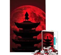 Puzzle de 1000 pièces pour Adolescents Ninja au Clair de Lune Un Jeu éducatif et Stimulant pour Toute la Famille idéal comme Cadeau (38x52cm)