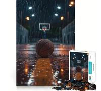 Puzzle de 1000 pièces pour adolescents, nostalgie de basket-ball, bords précis, art, résolution de problèmes, amusement, temps confortable, jeu, décoration de Noël (38 x 26 cm)
