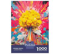 Puzzle De 1000 Pièces pour Adolescents Nuclear Explosion Puzzle Anti-Stress, Amusant Et Original, Cadeau Unique pour Un Anniversaire Ou Noël 38x26cm/1000pcs