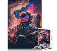 Puzzle de 1000 pièces pour Adolescents - Oasis d'astéroïdes - Idéal pour se détendre à l'intérieur - Découpe de précision avancée - Dimensions:50x75cm