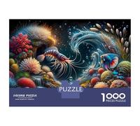 Puzzle De 1000 Pièces pour Adolescents Ocean Life Coral Reef Puzzles pour Adolescents, Jeu De Réflexion, Améliore La Mémoire, Activités Amusantes À La Maison, 70x50cm/1000pcs