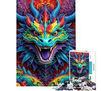 Puzzle de 1000 pièces pour Adolescents « Ode au Dragon Vibrant » Jeu de Puzzle Familial pour s'amuser en Famille Offre spéciale pour Toute la Famille (Dimensions 38x26cm)