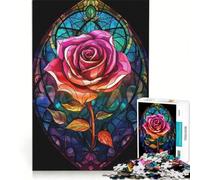 Puzzle de 1000 pièces pour Adolescents Ode aux Roses Rouges, Jeux éducatifs, Analyse et logique, Cadeau d'anniversaire, 38x26cm