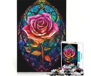Puzzle de 1000 pièces pour Adolescents Ode aux Roses Rouges, Jeux éducatifs, Analyse et logique, Cadeau d'anniversaire, 38x26cm