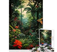 Puzzle de 1000 pièces pour Adolescents Odyssée dans la Jungle Sauvage Jeu éducatif Idéal pour se divertir à la Maison Décoration Jouet Cadeau Stimulant (38x26cm)