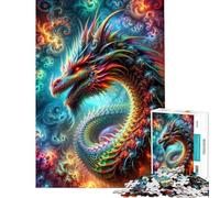 Puzzle de 1000 pièces pour Adolescents Odyssée des Serpents Quantiques Jeu de Manipulation pour Adultes Anti-Stress Cadeau d'anniversaire Unique (Dimensions 50x75cm)