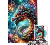 Puzzle de 1000 pièces pour Adolescents Odyssée des Serpents quantiques Jeu de Puzzle pour Adultes Jeux familiaux Décoration intérieure Cadeau d'anniversaire Unique (Dimensions 38x26cm)