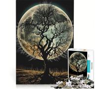 Puzzle de 1000 pièces pour Adolescents Ombres au Clair de Lune Jeu de réflexion activités Amusantes à la Maison Cadeau pour Femmes 38x26cm