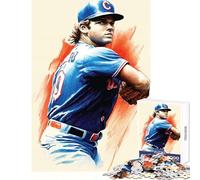 Puzzle de 1000 pièces pour adolescents On adore le baseball un jeu éducatif et amusant idéal pour un anniversaire Comprend une affiche et une fiche de questions-réponses assorties Dimensions 38 x 26cm