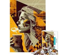 Puzzle de 1000 pièces pour Adolescents on Adore Le café Activités Amusantes à la Maison Découpe de précision Jeux relaxants pour Les 14 Ans et Plus Jeu de Puzzle Offert (50x75cm)