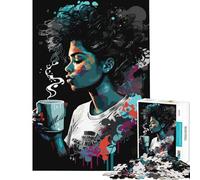Puzzle de 1000 pièces pour Adolescents on Adore Le café Puzzle de 1000 pièces à Monter soi-même Découpe de précision Idéal comme Cadeau pour Toute la Famille (50x75cm)