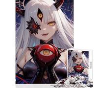 Puzzle de 1000 pièces pour Adolescents Oracle démoniaque avec Globe oculaire Décoration Murale Cadeau Relaxant Pièces de Formes aléatoires Parfaitement emboîtables Dimensions 38x52cm