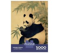 Puzzle De 1000 Pièces pour Adolescents Panda Bamboo Japan Puzzle, Jouet, Décoration Murale, Défi Difficile, Cadeau pour Les Amis Et La Famille 38x26cm/1000pcs