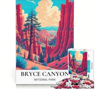 Puzzle de 1000 pièces pour Adolescents, Parc National de Bryce Canyon, Jeux relaxants, Anti-Stress intéressant, Cadeaux d'anniversaire et Originaux 50x75cm