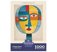 Puzzle De 1000 Pièces pour Adolescents Paul Klee Face Puzzles pour Adultes - Jeu Manuel - Décoration Intérieure - Cadeaux Uniques pour Anniversaire Et Noël 38x26cm/1000pcs