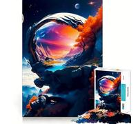 Puzzle de 1000 pièces pour Adolescents,Paysage astronomique,découpe soignée,Jeu cognitif,Jouet pour Passer Le Temps Libre,Cadeau apaisant de Noël (50x75cm)