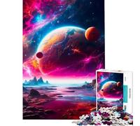 Puzzle de 1000 pièces pour Adolescents Paysage Cosmique activités Amusantes à la Maison Jeu éducatif Familial pour Les 14 Ans et Plus (50x75cm)