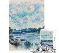 Puzzle de 1000 pièces pour Adolescents Paysage d'Auguste Renoir Jouet éducatif Cadeau de Père Noël Secret décoration Parfaite (38x52cm)