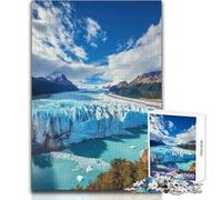 Puzzle de 1000 pièces pour Adolescents - Paysage de Glacier et de Nature - Idéal pour Passer Le Temps en Famille - Cadeau Parfait (Taille 50x75cm)