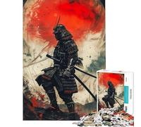 Puzzle de 1000 pièces pour Adolescents Paysage de samouraïs Japonais activités Amusantes à la Maison améliore la mémoire Jouet décoration Murale à partir de 14 Ans (50x75cm)