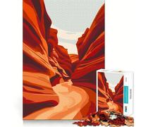 Puzzle de 1000 pièces pour Adolescents,Paysage du Canyon de l'Arizona,découpe Lisse,Jeu de logique,Moment de détente,Cadeau d'anniversaire (50x75cm)