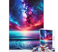 Puzzle de 1000 pièces pour Adolescents Paysage Marin Cosmique Jeux Amusants d'analyse et de logique décoration intérieure Jouet Cadeau d'anniversaire Unique (50x75cm)