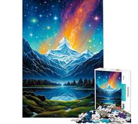 Puzzle de 1000 pièces pour Adolescents Paysage Naturel et Cosmique Difficile et Stimulant mais Amusant et Humoristique décoration Murale Convient aux 14 Ans et Plus 38x26cm