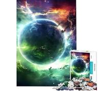 Puzzle de 1000 pièces pour Adolescents Paysage Spatial Abstrait défi à relever Art Mural Jeu éducatif pour Les 14 Ans et Plus (38x26cm)