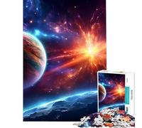 Puzzle de 1000 pièces pour Adolescents Paysage Spatial Abstrait Jeu éducatif de 1000 pièces défi Difficile Jeu Amusant et Stimulant pour Toute la Famille (50x75cm)