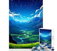Puzzle de 1000 pièces pour Adolescents Paysages naturels Jeu Anti-Stress Idée Cadeau Casse-tête Stimulant pour développer la motricité Fine et l'intelligence Dimensions 38x52cm