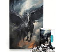 Puzzle de 1000 pièces pour Adolescents Pégase dans la littérature Jeu de réflexion Difficile et Stimulant idéal comme Cadeau pour Toute la Famille 50x75cm
