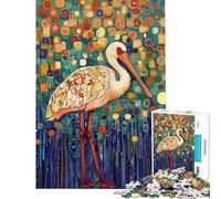 Puzzle de 1000 pièces pour Adolescents Peinture de spatule Blanche Puzzle pour Adultes Jeu Manuel Anti-Stress Jeu Stimulant Cadeau (Taille 38x26cm)
