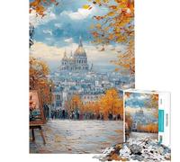 Puzzle de 1000 pièces pour Adolescents Peinture en août Puzzle pour Adolescents Améliore la mémoire Aide à exercer Le Cerveau Jeu éducatif Familial (Dimensions 50x75cm)