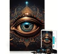 Puzzle de 1000 pièces pour Adolescents Perception du troisième œil stimule la mémoire, se détend et Offre Un Cadeau Exceptionnel 38x52cm